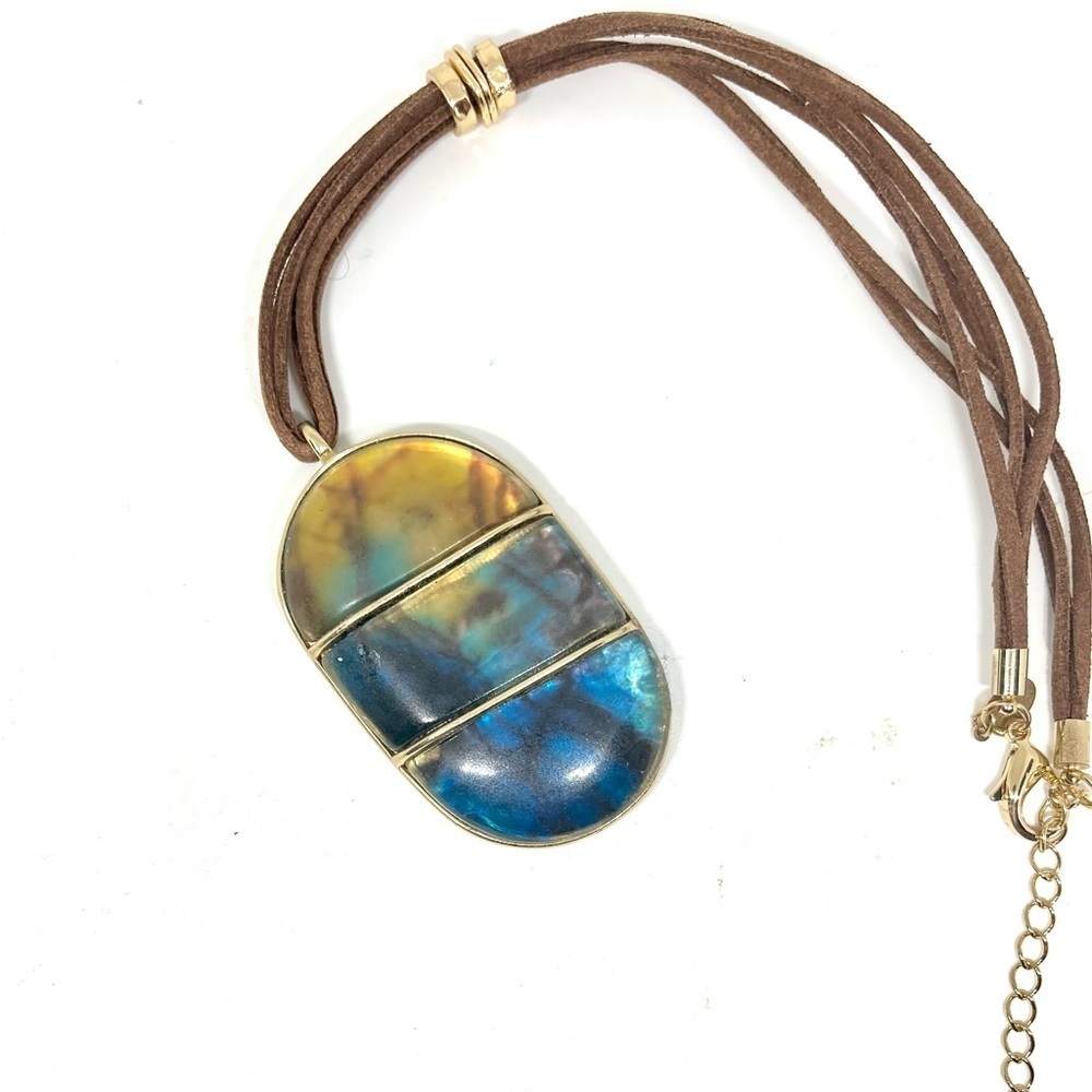 Chico’s Labradorite Pendant Necklace